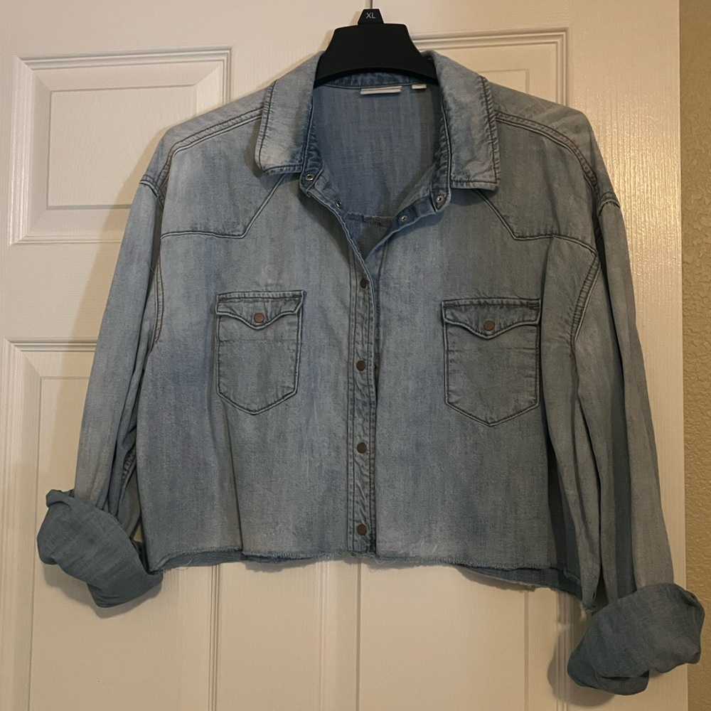 Crop top denim